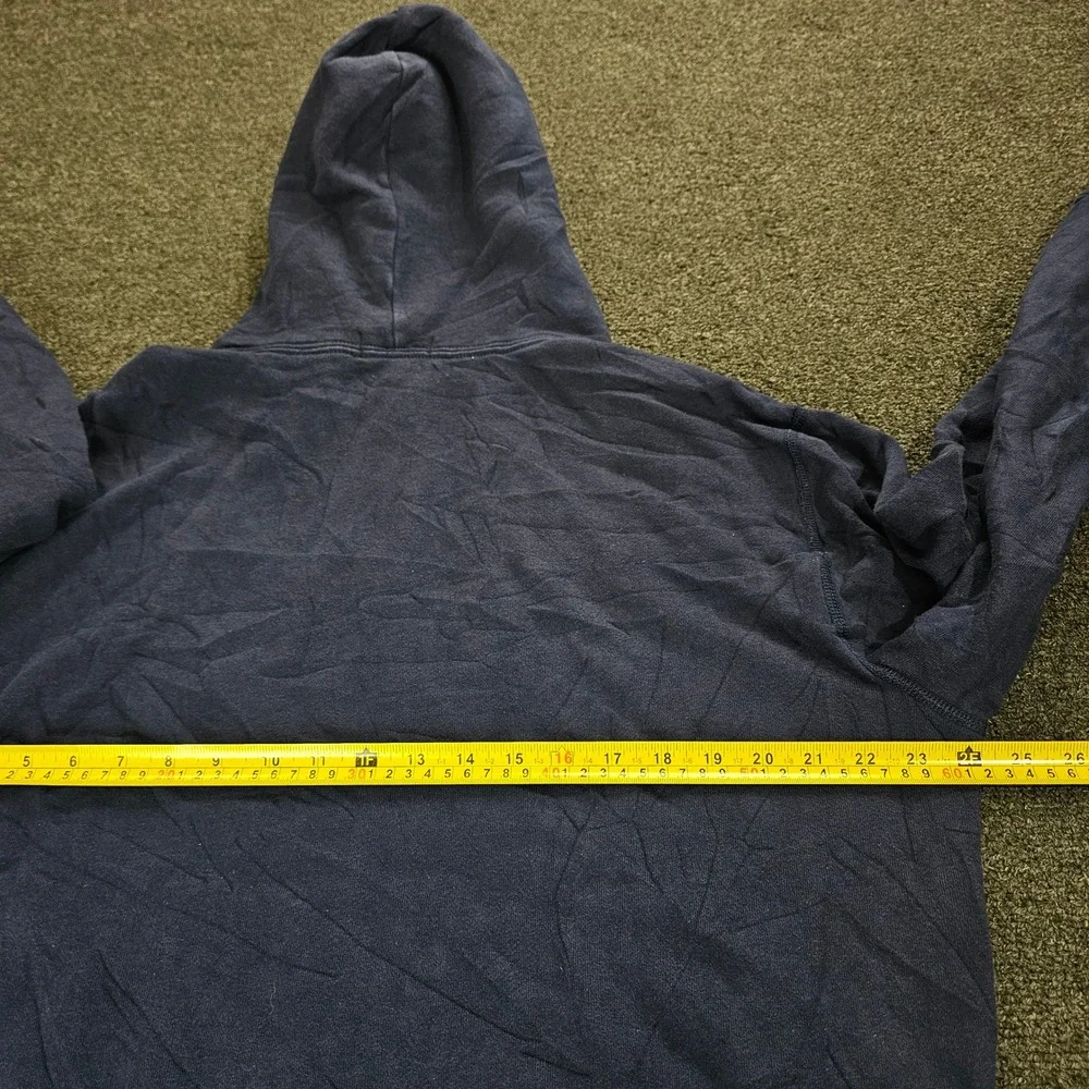Polo Ralph Lauren Mens Large Navy Hoodie Pullover Pony Logo Sweatshirt‎ Thick